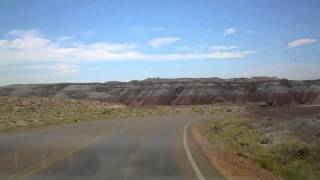 preview picture of video 'Route 66: Gallup NM through Petrified Forest to Holbrook AZ - Part 10'