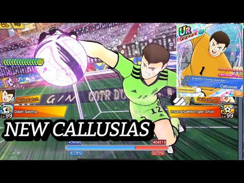 REVIEW NEW CALLUSIAS VS TOP SCORER! CAN HE STOP ALL OF THEM? CAPTAIN TSUBASA DREAM TEAM