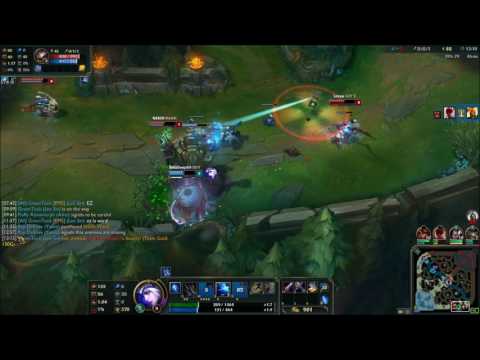 Ashe and Tahm Kench bot lane escape