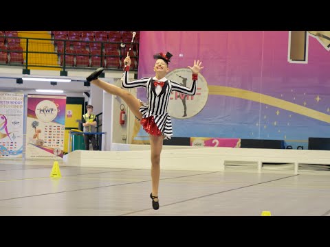 Majorettes *FENIX Radlin* - solo BATON cadets - XX European Majorette Championship - Monza 2025