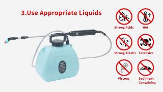VASG 3.7V Battery Powered Garden Sprayer Troubleshooting