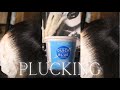 Plucking Bleaching Knots Tutorial Christina M