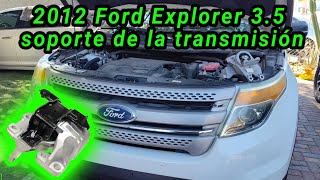 2012 Ford Explorer 3.5 Cómo cambiar el soporte de la transmisión ( transmission mount )