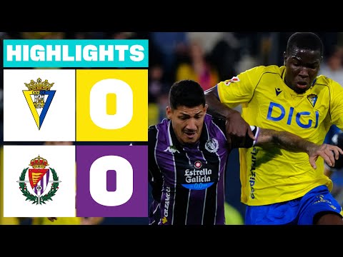 CÁDIZ CF 0 - 0 REAL VALLADOLID | RESUMEN LALIGA HYPERMOTION