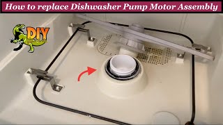 Replace dishwasher pump motor assembly - Whirlpool