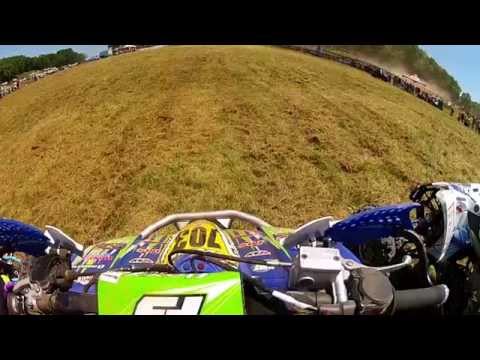 2014 GNCC Round 8 (Wiseco John Penton) DW Helmet Cam Lap 1 PM