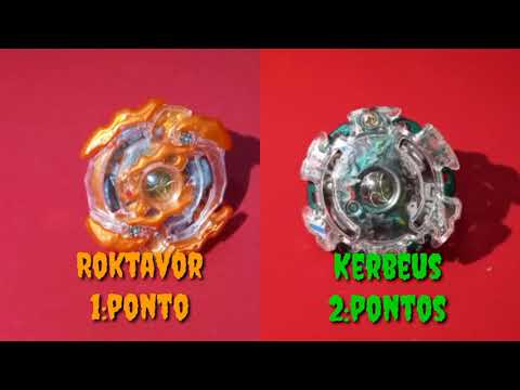 ROKTAVOR VS KERBEUS (BATALHA DE BEYBLADES)