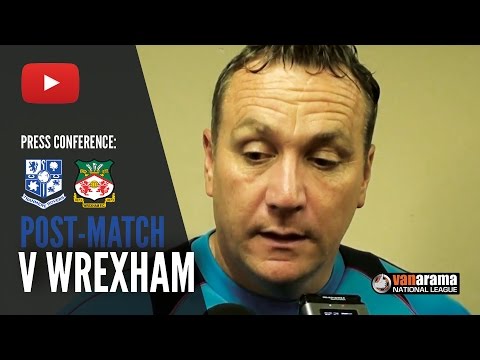 POST-MATCH: Micky Mellon (Wrexham h)