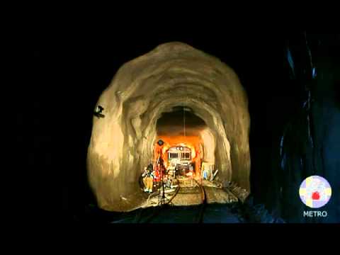 Fully developed fire - Full-scale fire test in train tunnel 2011-09-07, METRO, Arvika, Sweden