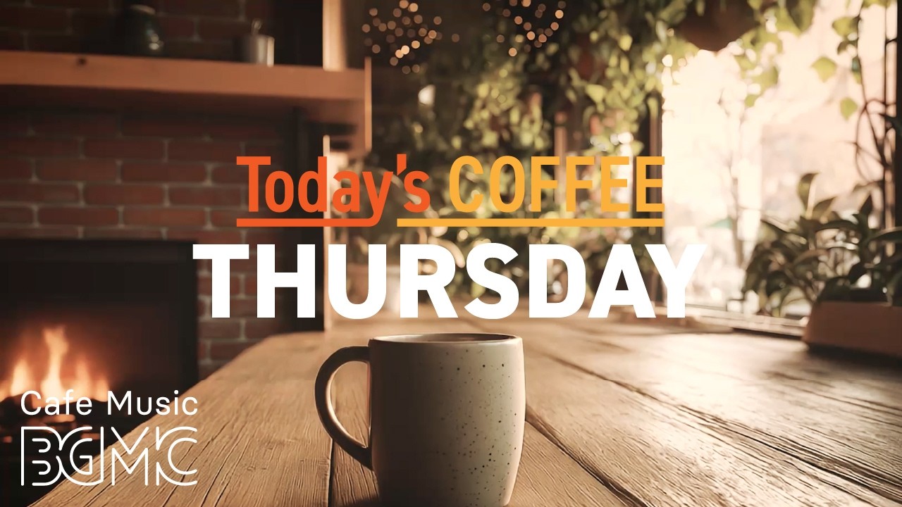 Take a Slow Coffee Break ☕ Warm Plant-Filled Cafe Jazz to Unwind & Refocus