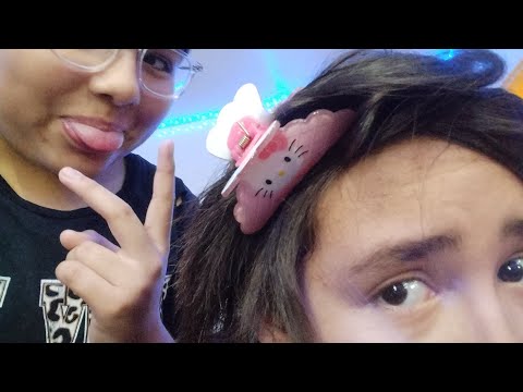 Playing with slime. (We laughed the whole entire video) 