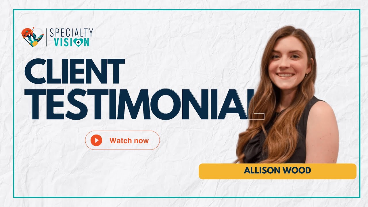 Client testimonial from Ali at Neurovisual Performance Institute, a standalone vision therapy practice in Versailles, Kentucky