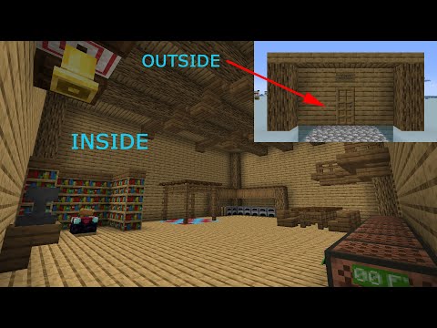 Co Hero - Minecraft - How to make an Illusion house! (A house where the inside is way bigger than the outside)