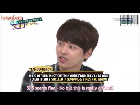 [ENG] 151104 MBC every1 Weekly Idol - Hayoung, Mina, N MC Cut (1/2)