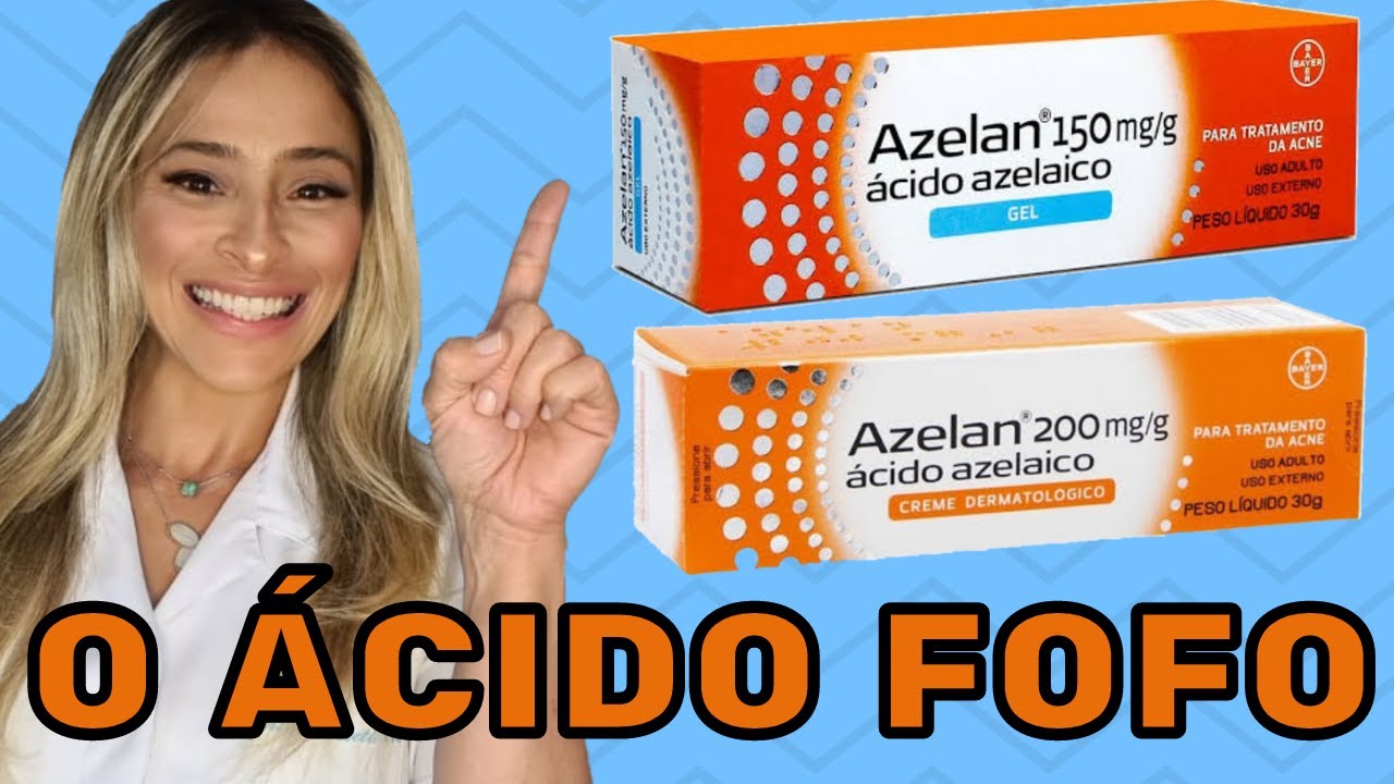 AZELAN: EXCELENTE PARA ACNES, ROSÁCEA, FOLICULITE, MANCHAS NAS AXILAS, VIRILHA, ROSTO E MUITO MAIS!