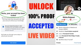 Lock account unlock | Proof Reject problem solve | how to unlock facebook locked account | lock id