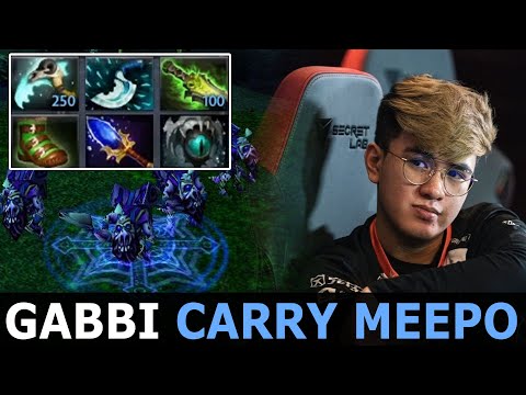 TNC.GABBI PRACTICING MEEPO FOR DPC | DOTA 2 Gameplay