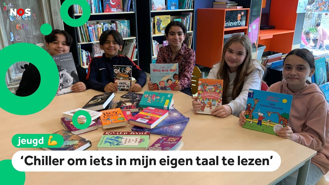 Op deze school lezen kinderen boeken in 33 verschillende talen