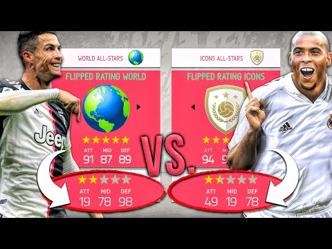FLIPPED RATING ICONS vs. FLIPPED RATING WORLD! - FIFA 20 Career Mode