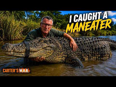 Maneater Caught Alive!