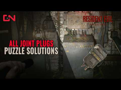 Resident Evil Requiem Joint Plugs Puzzle Solution - RE9 Basement Walkthrough