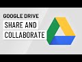 Google Drive: Sharing and Collaborating