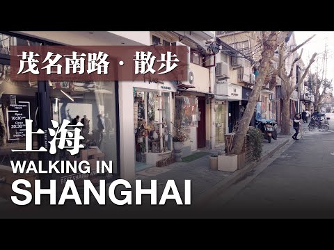 Caminhando pela estrada South Maoming, estrada Jinxian ｜ Excursão a pé pelo centro de Xangai