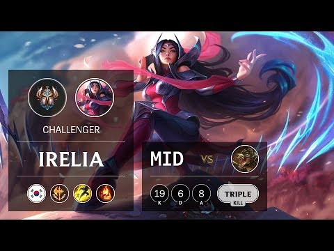 Irelia Mid vs Renekton - KR Challenger Patch 9.23