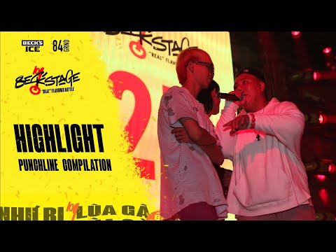 TỔNG HỢP PUNCHLINE SIÊU ‘KHÉT’ | BECK'STAGE 'REAL' FLAVOURS BATTLE