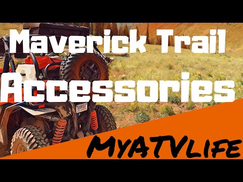 Can Am Maverick Trail Accessories Walkaround and Review. Product links are in description below .