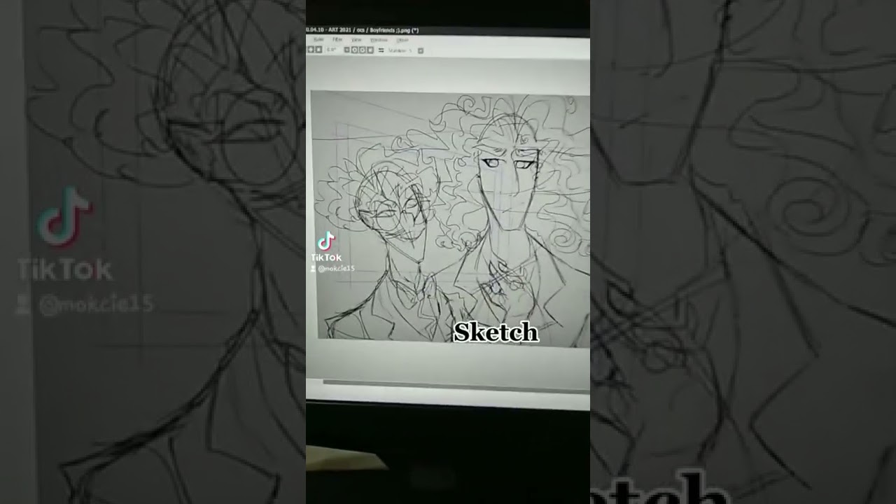 My Rendering Process Art TikTok ✨