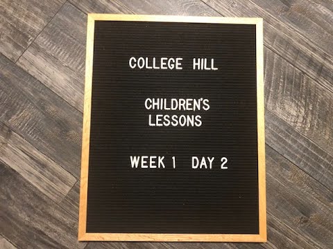 Day 2 Children's Lesson-Adam and Eve