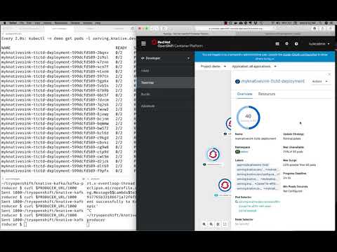 Kafka Knative - Scaling to 40 pods