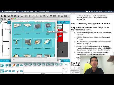 4.3.3.4 Packet Tracer - Configuring VPN Tunnel Mode - Rahmat Saefulloh