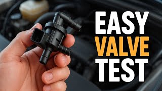 How to Test an EVAP Purge Valve (DIY Guide)