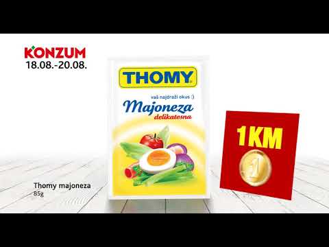 Konzum BiH - SVE PO 1KM - od 18.08.-20.08.2017.