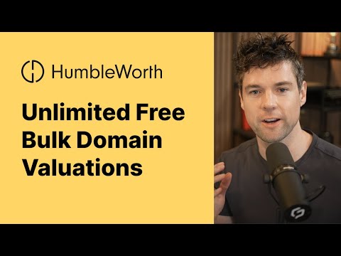 Bulk Domain Valuation Made Easy - Free AI Tool