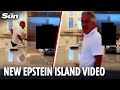 Disturbing Footage Shows Epstein Laughing As He Chases Young Women Around Kitchen On Paedo Island