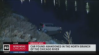 Abandoned car found in north branch of Chicago River