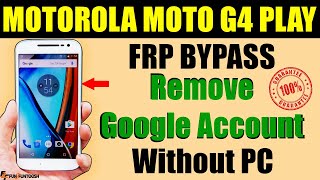 Moto G4 Play||All Motorola Andriod phone FRP bypass|Remove Google Account||Fun2Funtoosh