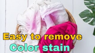 HOW TO REMOVE COLOUR STAIN FROM WHITE CLOTH or PAANO TANGGALIN ANG NAHAWAAN NA DAMIT NA PUTI