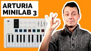 Arturia Clavier de contrôle USB-MIDI MiniLab 3 noir - Video