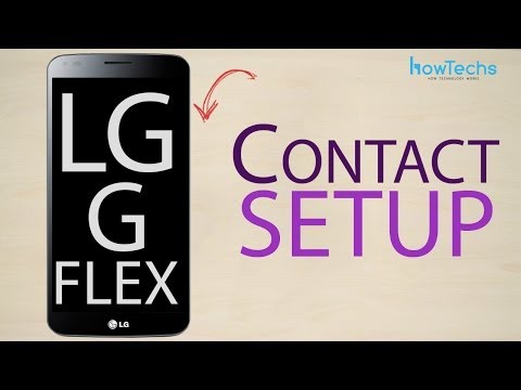 LG G Flex - How to setup contact