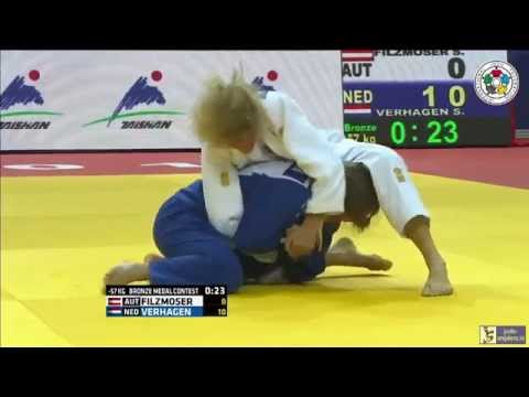 Judo 2015 Grand Slam Tyumen: Filzmoser (AUT) - Verhagen (NED) [-57kg] bronze