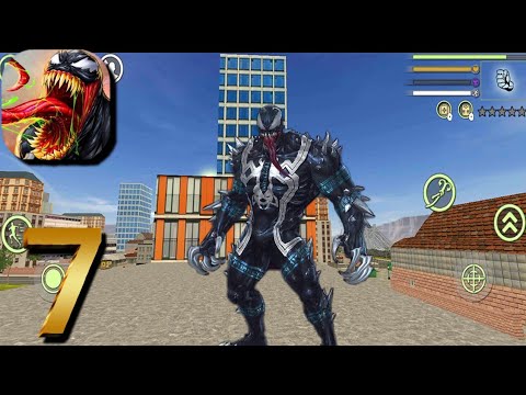 Amazing Super Venom Spiderman Rope Hero - Gangster Crime City #7 Android Gameplay