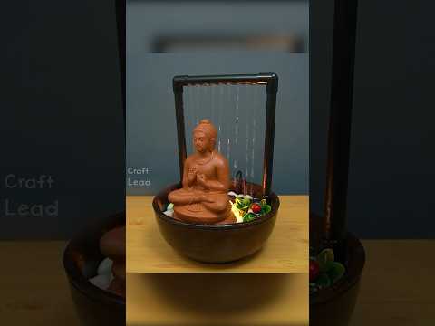 Easy & Simple Rain Fountain Using PVC Pipe | DIY Buddha Water Fountain #shorts