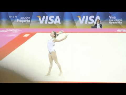 Nataliya Kononenko UKR Floor London 2012 Test Event