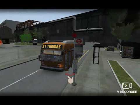 Bus simulator 17 london city centre town driving bus