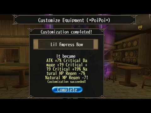 Toram Online - Statting Weapon (FullCrit, ACd7CrCr19, ACd7Cd19)