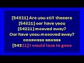 Smiths Back To The Old House Karaoke